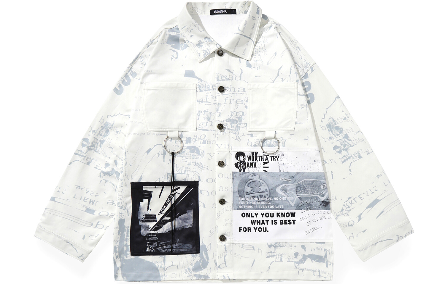 Куртка унисекс GENANX, Белый
Куртка унисекс GENANX, Белый