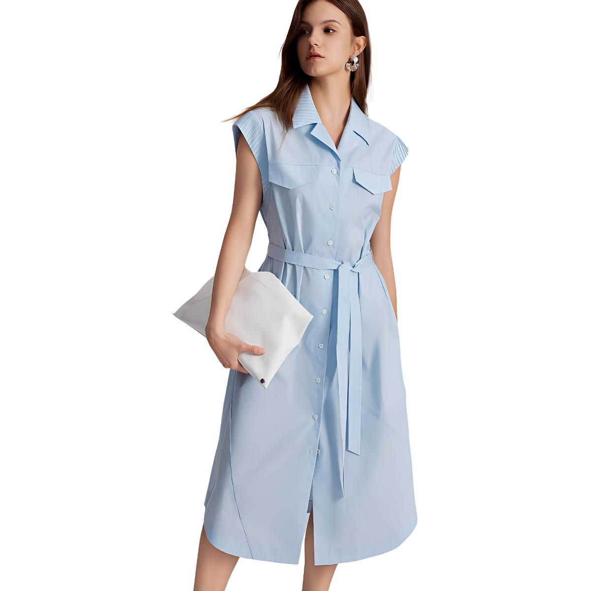 Летняя новинка: безрукавная юбка для женщин ELLE, синий
Летняя новинка: безрукавная юбка для женщин ELLE, синий