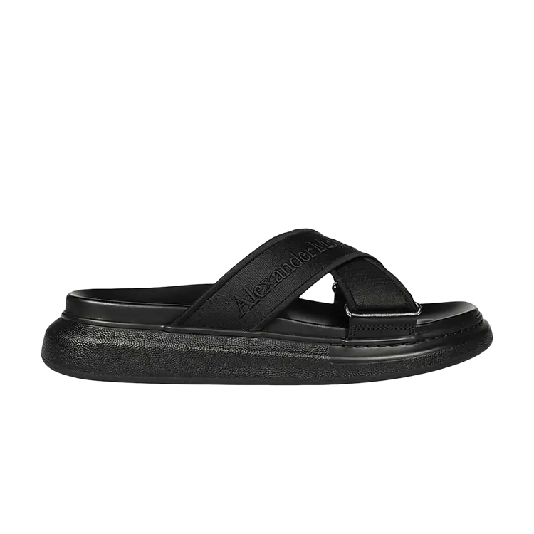 Шлепанцы Alexander McQueen Oversized Hybrid Slide 'Black Silver', черный
Шлепанцы Alexander McQueen Oversized Hybrid Slide 'Black Silver', черный