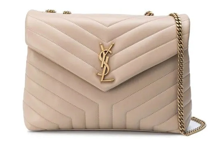 LOULOU Стеганая кожаная сумка через плечо, средний размер, женская, бежевая SAINT LAURENT
LOULOU Стеганая кожаная сумка через плечо, средний размер, женская, бежевая SAINT LAURENT