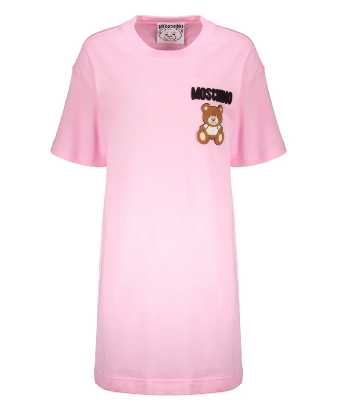 Мини-Платье с нашивкой с логотипом Moschino, розовый
Мини-Платье с нашивкой с логотипом Moschino, розовый