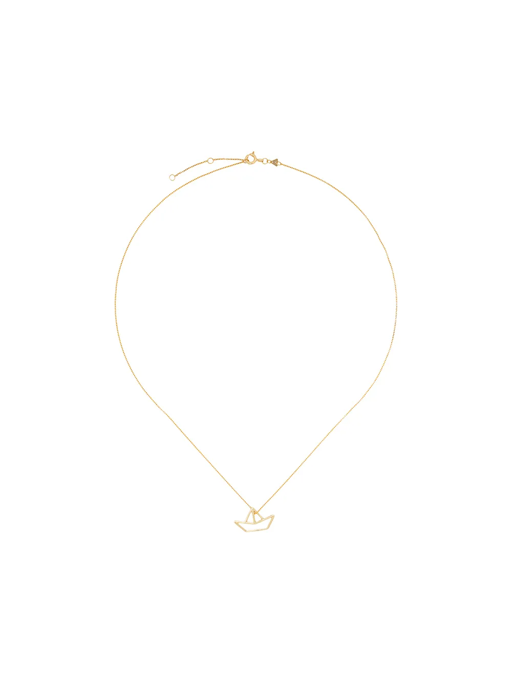 Колье с подвеской в виде лодки Aliita, золотой
Колье с подвеской в виде лодки Aliita, золотой