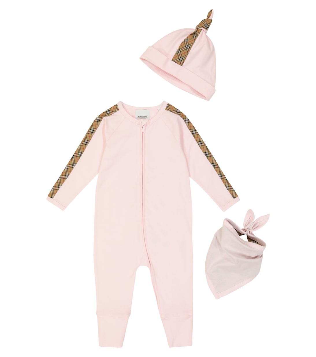 Комплект из хлопковой смеси Baby Burberry Check Burberry Kids, Alabaster Pink
Комплект из хлопковой смеси Baby Burberry Check Burberry Kids, Alabaster Pink
