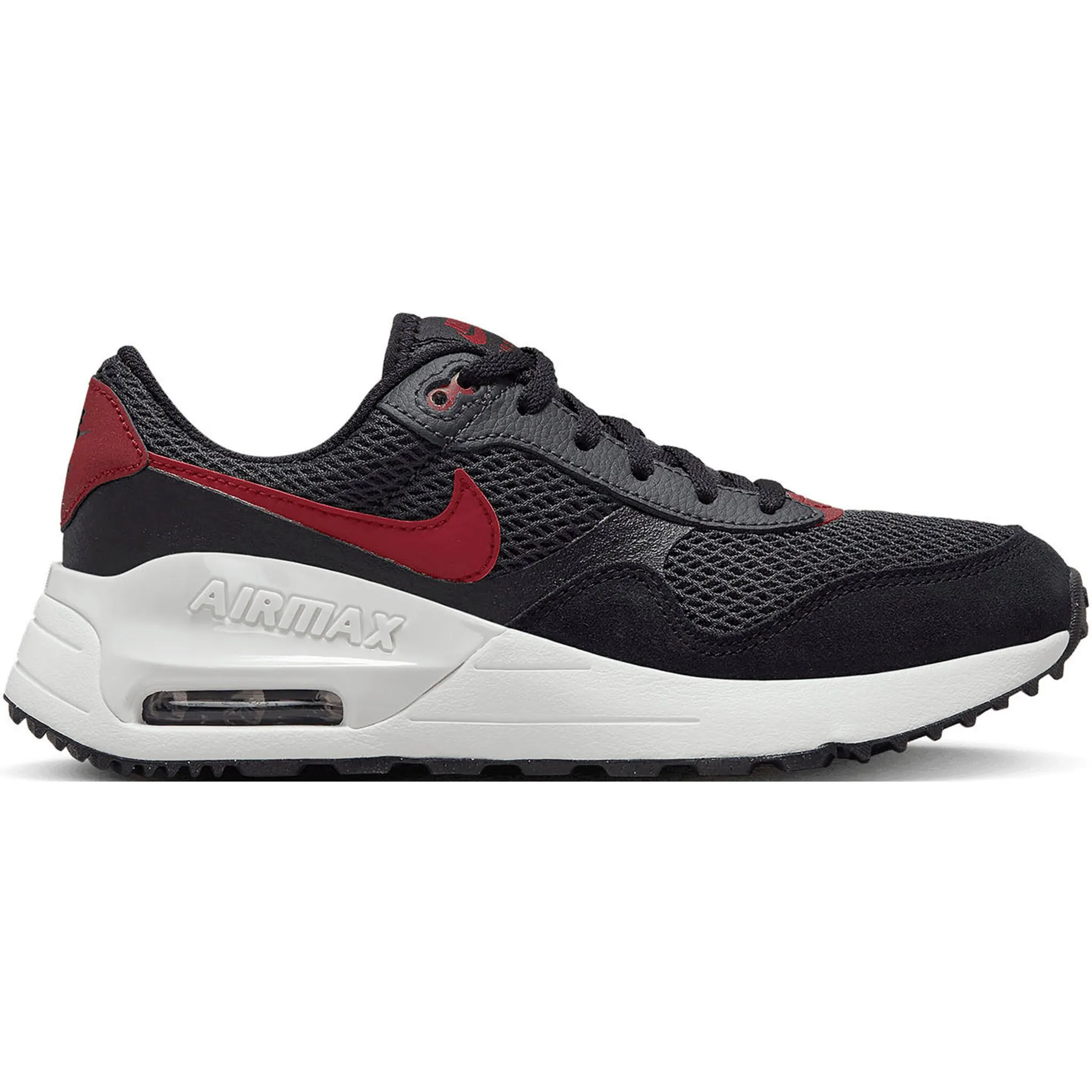 Кроссовки Nike Sportswear «AIR MAX SYSTM (GS)», цвет BLACK-TEAM-RED-ANTHRACITE-SUMMIT-WHITE 
Кроссовки Nike Sportswear «AIR MAX SYSTM (GS)», цвет BLACK-TEAM-RED-ANTHRACITE-SUMMIT-WHITE