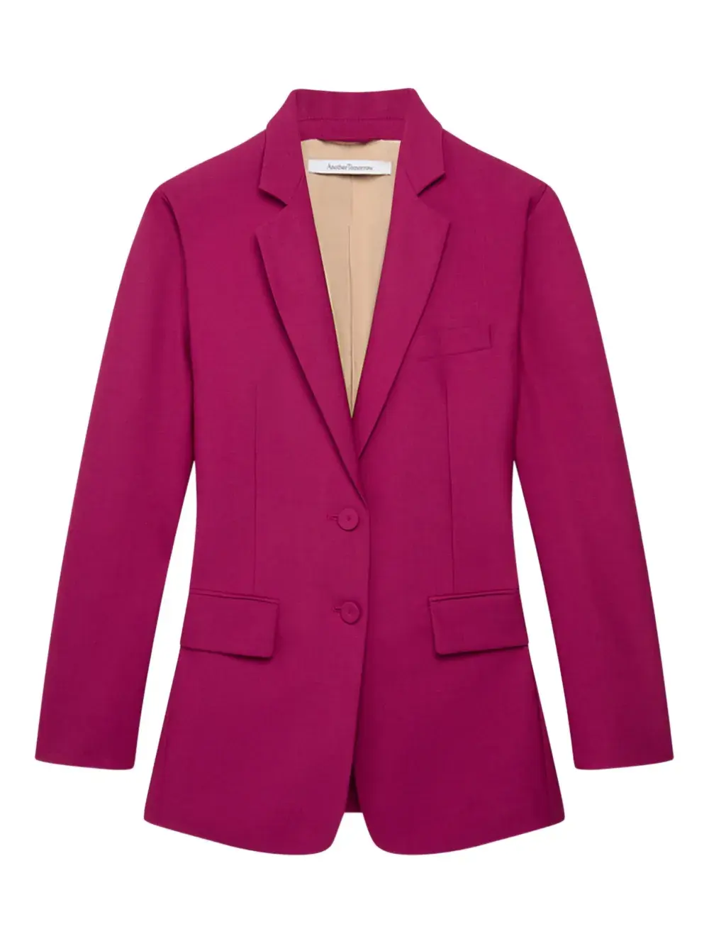 Однобортный блейзер Another Tomorrow, розовый
Однобортный блейзер Another Tomorrow, розовый