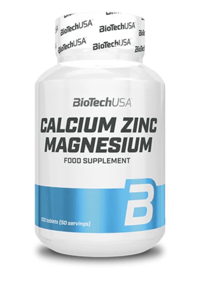 BioTech USA Ca-Zn-Mg, Биологически активная добавка, 100 таблеток Inna Marka
BioTech USA Ca-Zn-Mg, Биологически активная добавка, 100 таблеток Inna Marka