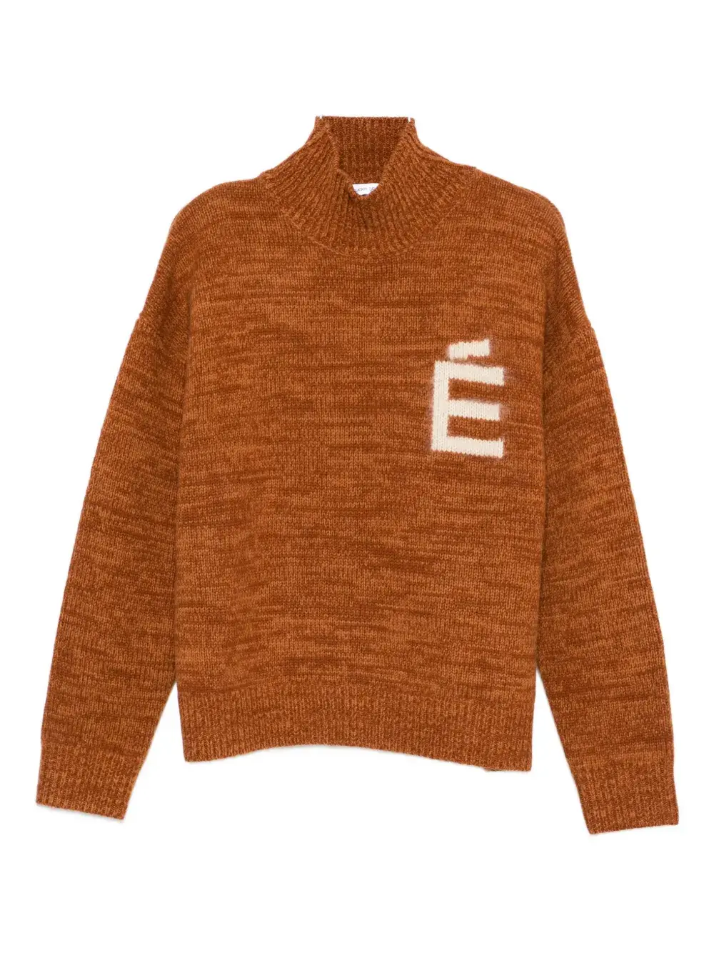 Свитер с воротником-воронкой и вышивкой Études Studio, коричневый
Свитер с воротником-воронкой и вышивкой Études Studio, коричневый