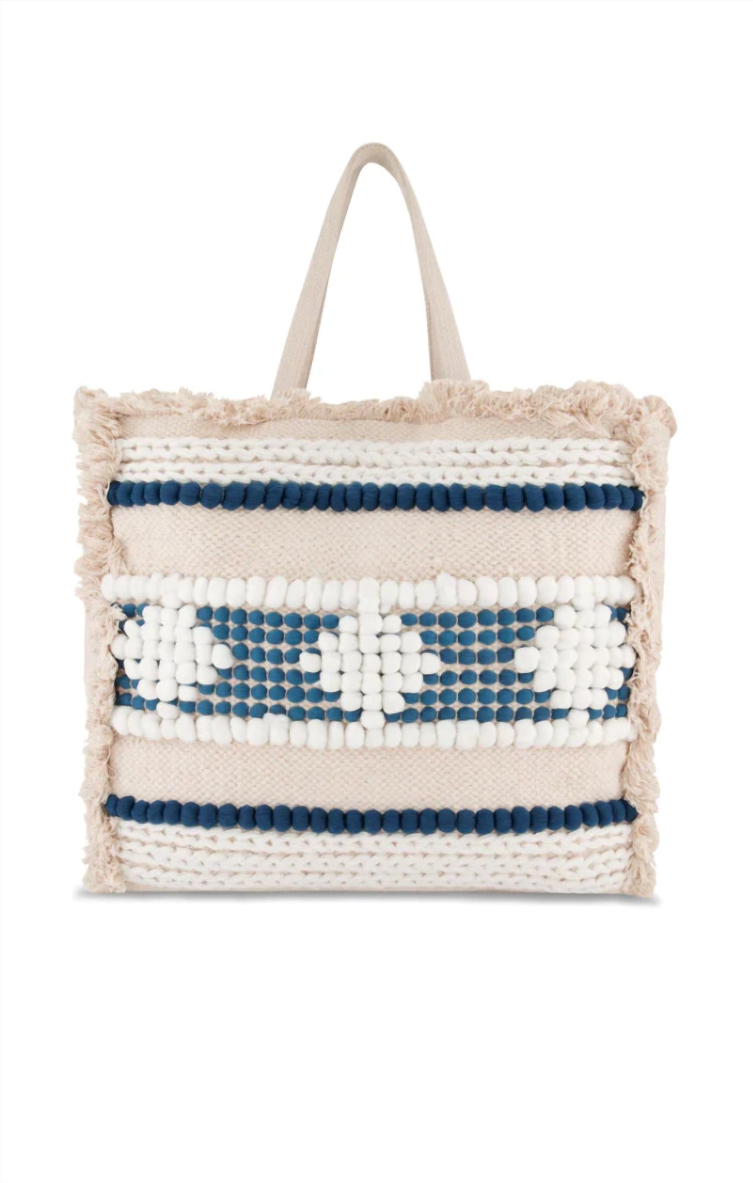 Женская пляжная сумка-шоппер Saline в морском стиле Mer St. Barth, Marine
Женская пляжная сумка-шоппер Saline в морском стиле Mer St. Barth, Marine