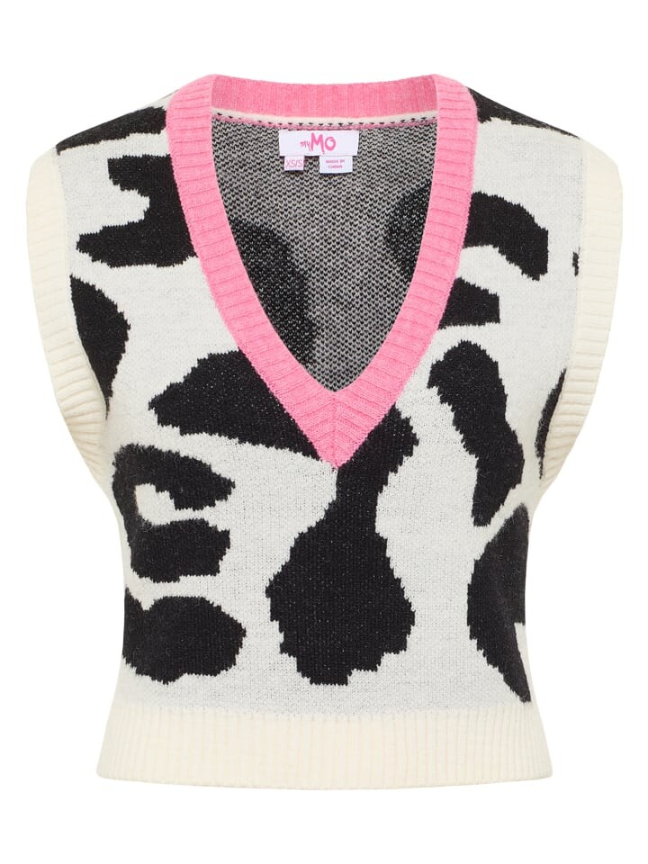 Свитер-жилет myMo, белый 
Свитер-жилет myMo, белый