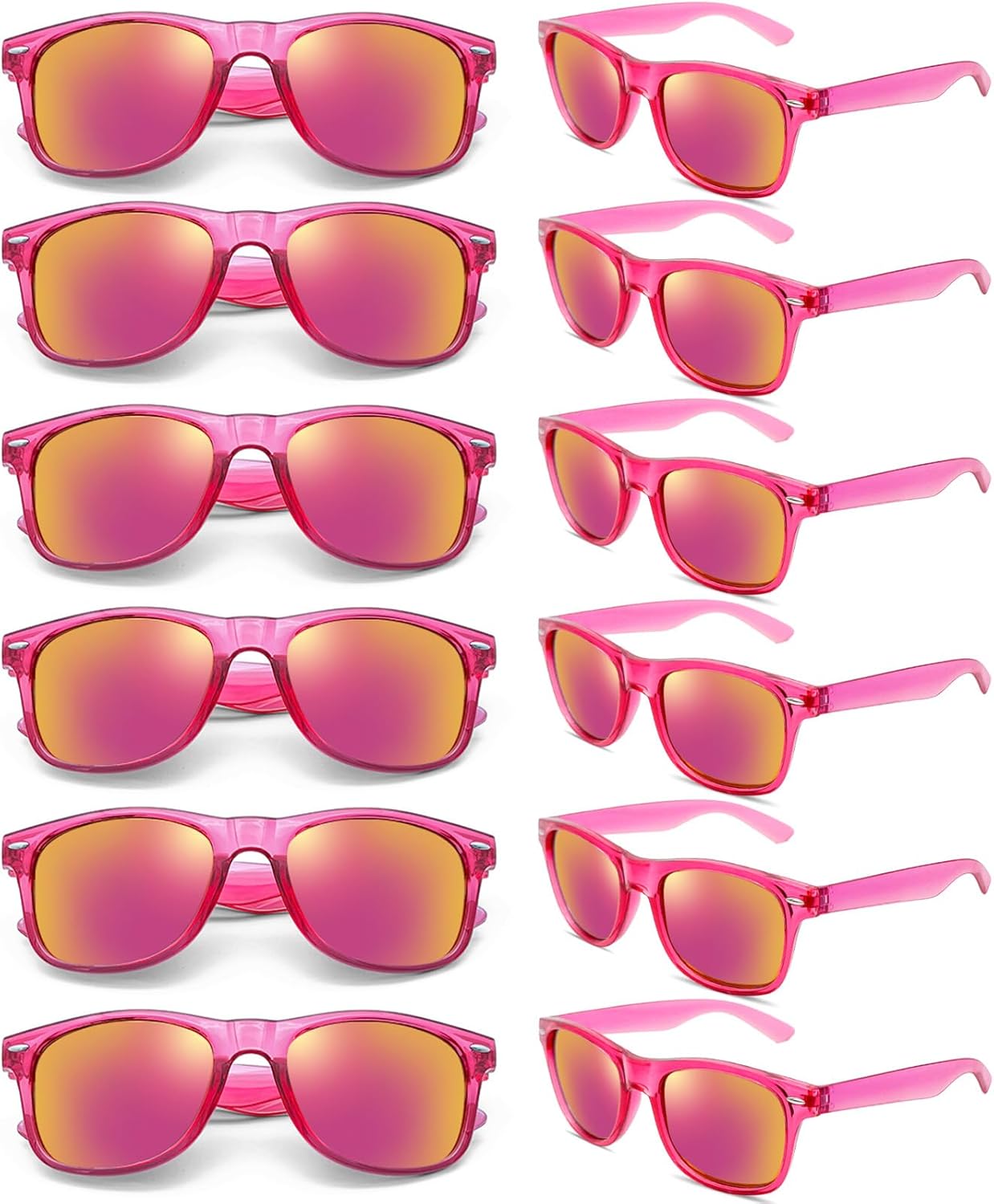 Оптовая продажа солнцезащитных очков в стиле ретро 80-х и 90-х годов с неоновыми элементами, прозрачной оправой и зеркальными линзами, в упаковке 12/24 штуки, для мужчин и женщин Geopty, 12 Hotpink
Оптовая продажа солнцезащитных очков в стиле ретро 80-х и 90-х годов с неоновыми элементами, прозрачной оправой и зеркальными линзами, в упаковке 12/24 штуки, для мужчин и женщин Geopty, 12 Hotpink