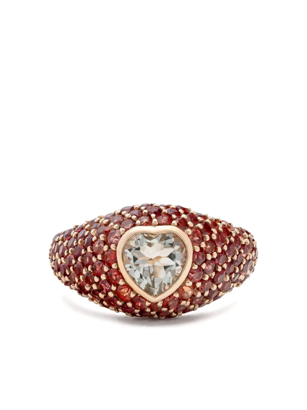 Кольцо Heart Prasiolite из желтого золота с сапфирами Lisa O, золотой
Кольцо Heart Prasiolite из желтого золота с сапфирами Lisa O, золотой