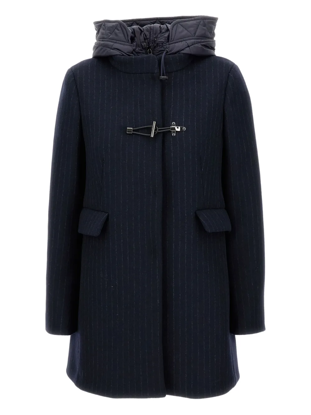 Пальто с застежкой-молнией в тонкую полоску Fay, синий
Пальто с застежкой-молнией в тонкую полоску Fay, синий