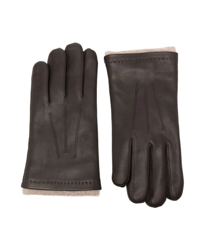 Перчатки из кожи наппа Orciani, коричневый
Перчатки из кожи наппа Orciani, коричневый