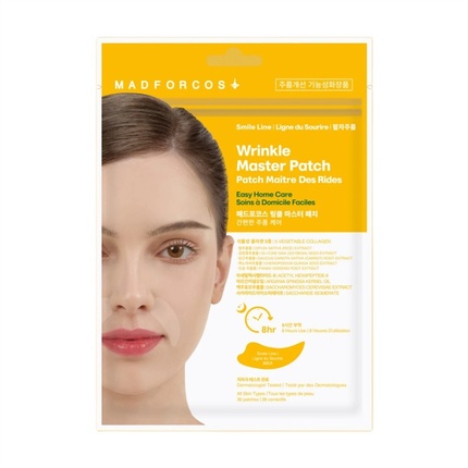 Набор пластырей от морщин Wrinkle Master Patch Smile Line, 36 штук. Madforcos
Набор пластырей от морщин Wrinkle Master Patch Smile Line, 36 штук. Madforcos