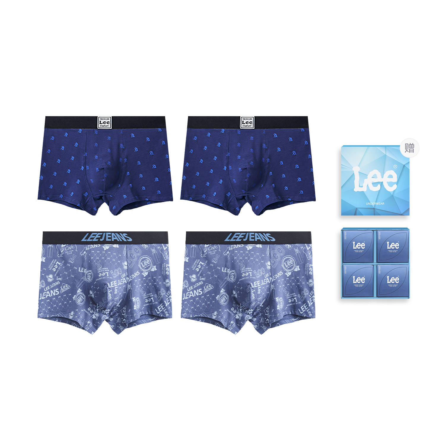 Подарочные боксы Galaxy Underwear для мужчин, набор из 4 штук Lee, синий
Подарочные боксы Galaxy Underwear для мужчин, набор из 4 штук Lee, синий