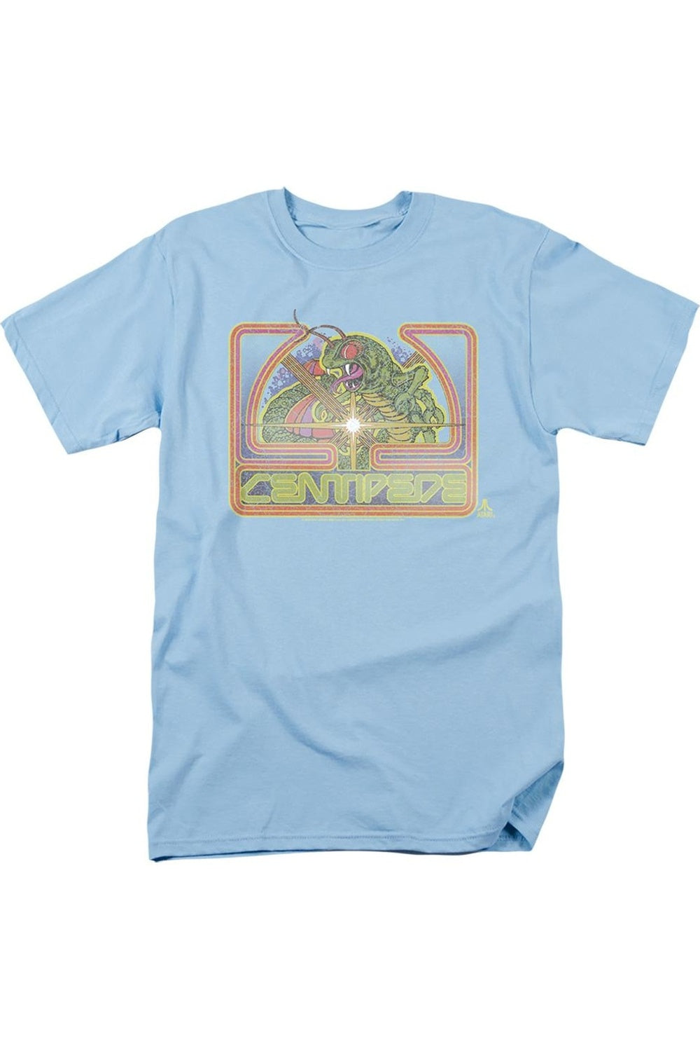 Футболка Atari Classic Centipede с коротким рукавом для взрослых Gildan, светло-голубой 
Футболка Atari Classic Centipede с коротким рукавом для взрослых Gildan, светло-голубой