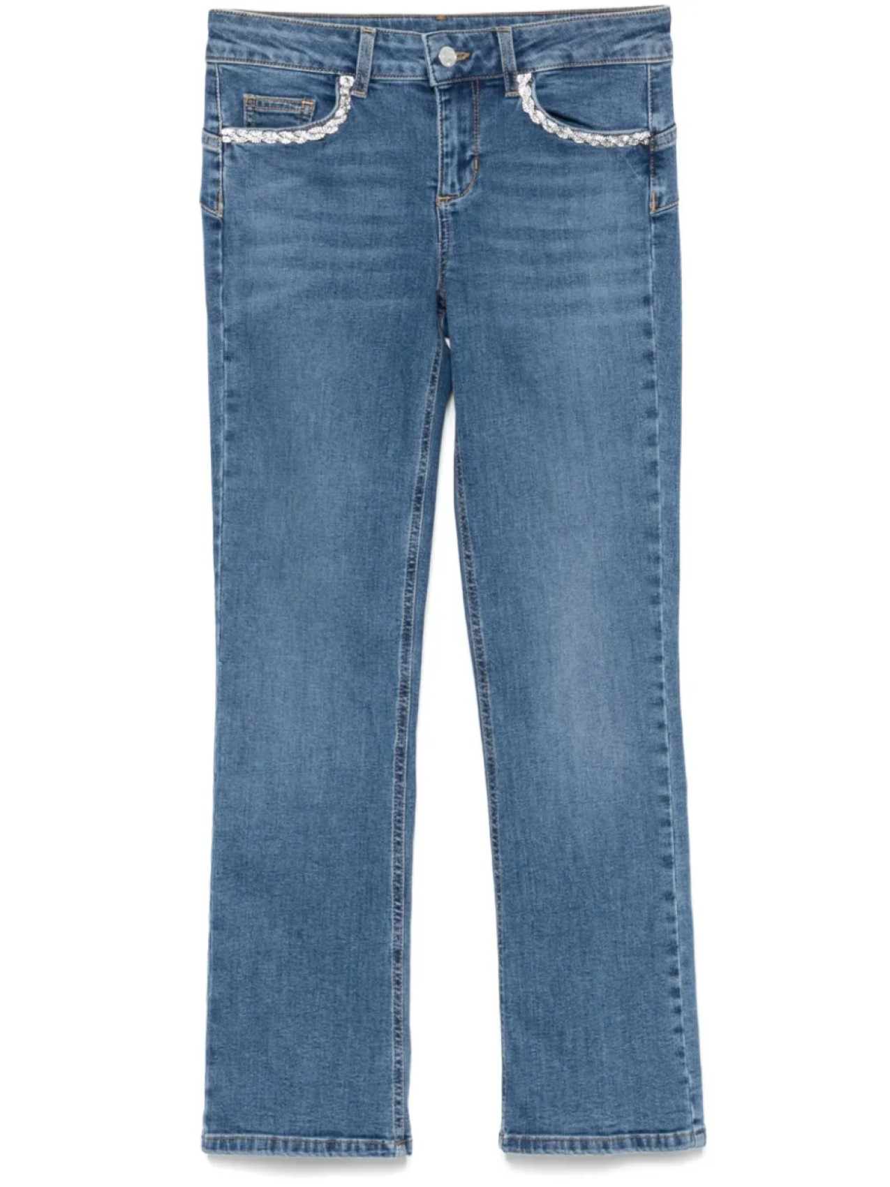 Джинсы, украшенные кристаллами LIU JO, синий
Джинсы, украшенные кристаллами LIU JO, синий