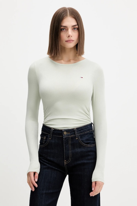 Лонгслив Tommy Jeans, зеленый
Лонгслив Tommy Jeans, зеленый