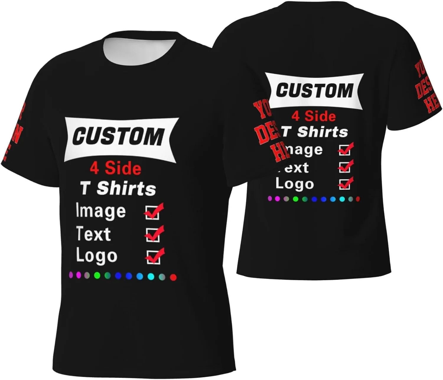 Футболка с индивидуальным дизайном и текстом
Футболка с индивидуальным дизайном и текстом