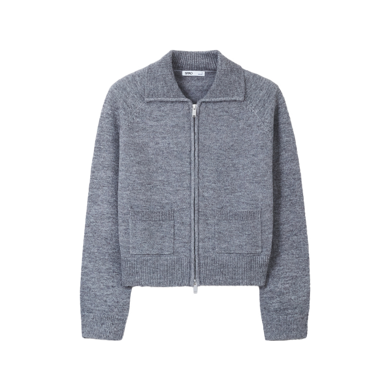 Трикотажный кардиган Women's Lapel Moderate Others SPAO, charcoal серый
Трикотажный кардиган Women's Lapel Moderate Others SPAO, charcoal серый