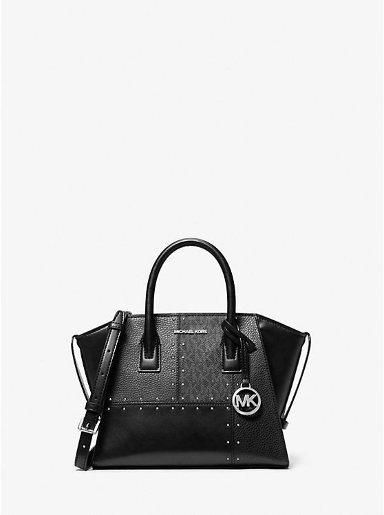 Маленькая сумка Avril в стиле пэчворк с заклепками и фирменным логотипом Michael Kors, белый
Маленькая сумка Avril в стиле пэчворк с заклепками и фирменным логотипом Michael Kors, белый