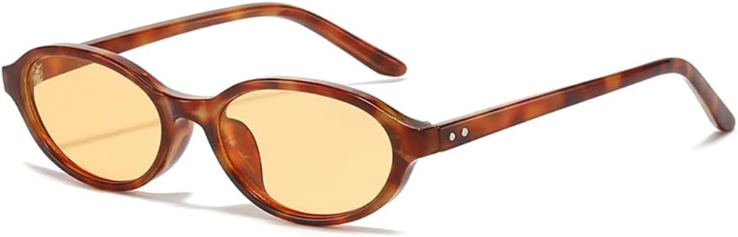 Женские солнцезащитные очки маленького размера, модные, сине-зеленые, с защитой от УФ-излучения UV400, ретро, с заклепками, мужские солнцезащитные очки в стиле панк UUPTTPL, Amber Light Tea
Женские солнцезащитные очки маленького размера, модные, сине-зеленые, с защитой от УФ-излучения UV400, ретро, с заклепками, мужские солнцезащитные очки в стиле панк UUPTTPL, Amber Light Tea