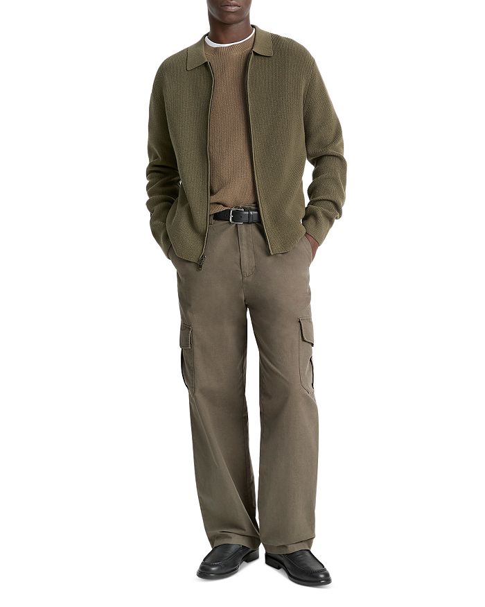 Свитер с застежкой-молнией спереди, стандартного кроя Vince, зеленый
Свитер с застежкой-молнией спереди, стандартного кроя Vince, зеленый