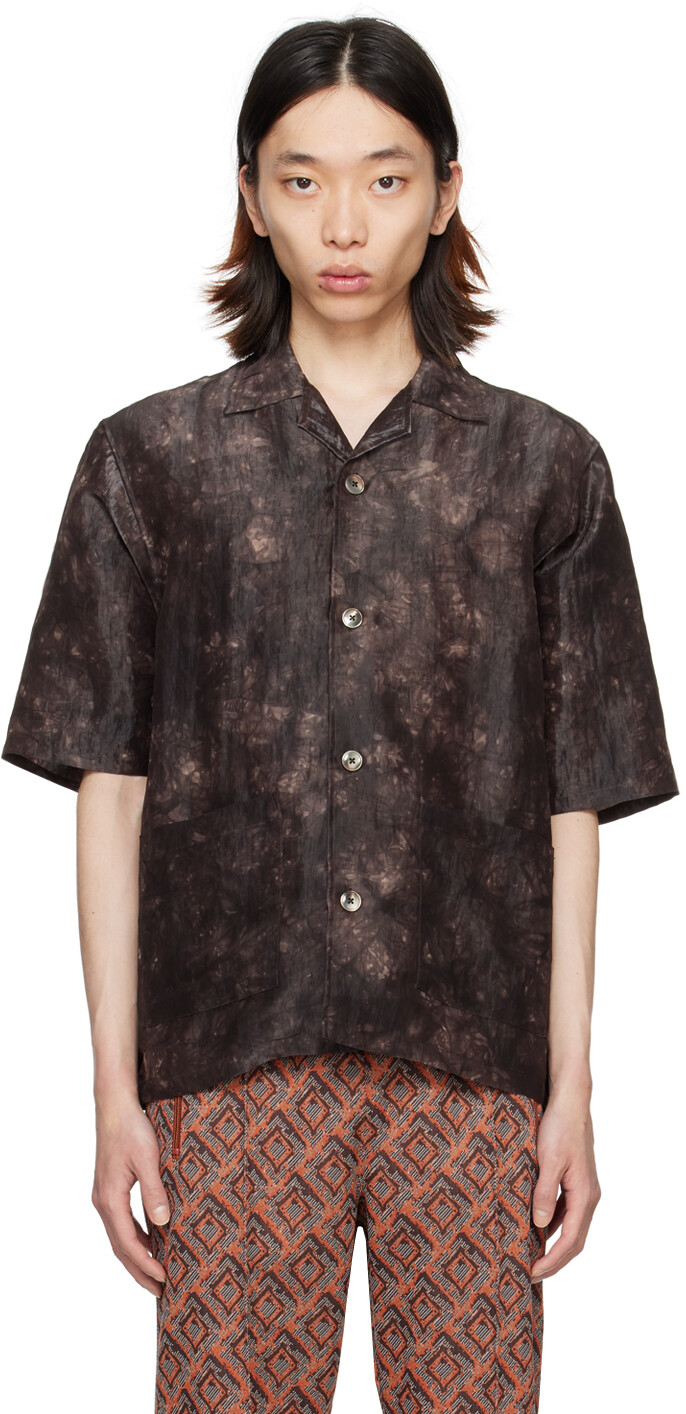 Коричневая рубашка-кабана Needles
Коричневая рубашка-кабана Needles