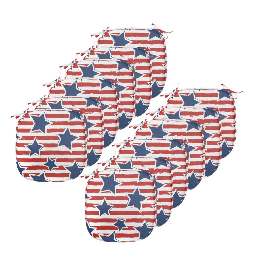ABAKUHAUS 4 июля Подушки на обеденный стул, American Glory Design, декоративная водонепроницаемая подушка с ремнями для кухонных сидений, 40 см x 40 см — упаковка из 12 шт., кобальтово-синий ярко-красный
ABAKUHAUS 4 июля Подушки на обеденный стул, American Glory Design, декоративная водонепроницаемая подушка с ремнями для кухонных сидений, 40 см x 40 см — упаковка из 12 шт., кобальтово-синий ярко-красный
