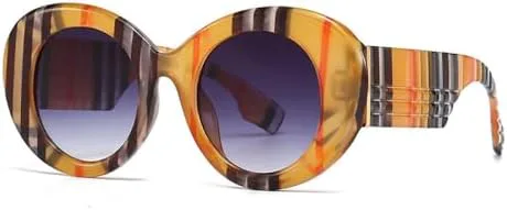 Винтажные круглые солнцезащитные очки в разноцветную полоску 2027 года для женщин и мужчин, модные большие солнцезащитные очки для женщин MTZJH, Orange Gray3179
Винтажные круглые солнцезащитные очки в разноцветную полоску 2027 года для женщин и мужчин, модные большие солнцезащитные очки для женщин MTZJH, Orange Gray3179