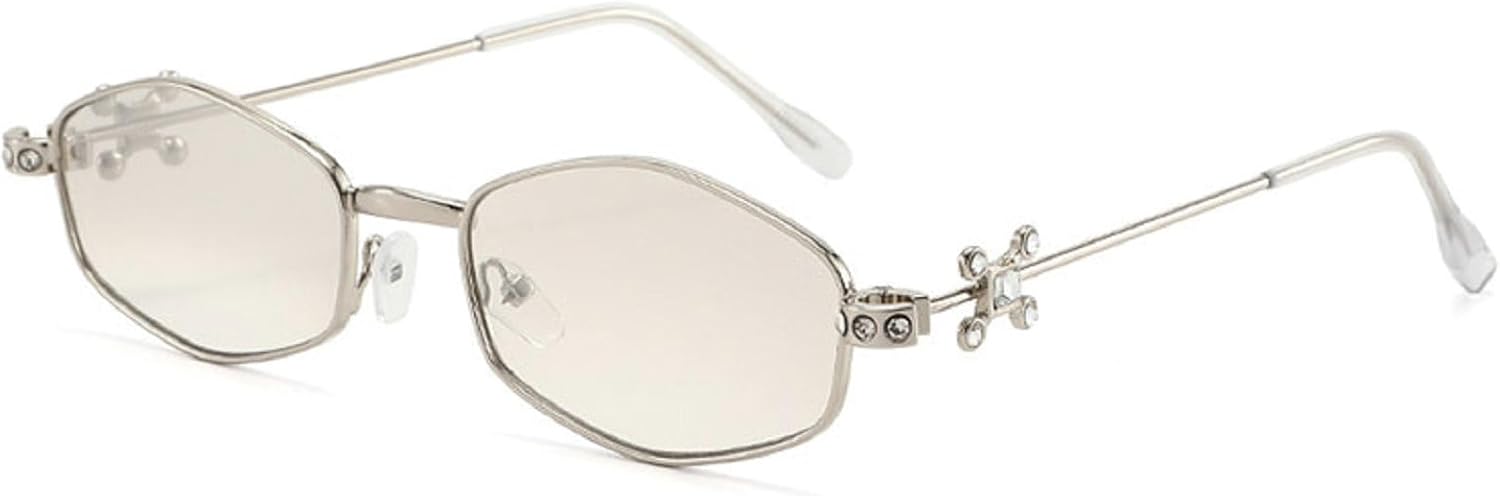 Женские солнцезащитные очки в металлической оправе со стразами, модель 2025, блестящие бриллиантовые солнцезащитные очки UV400, модные многоугольные очки mincl, Silver
Женские солнцезащитные очки в металлической оправе со стразами, модель 2025, блестящие бриллиантовые солнцезащитные очки UV400, модные многоугольные очки mincl, Silver