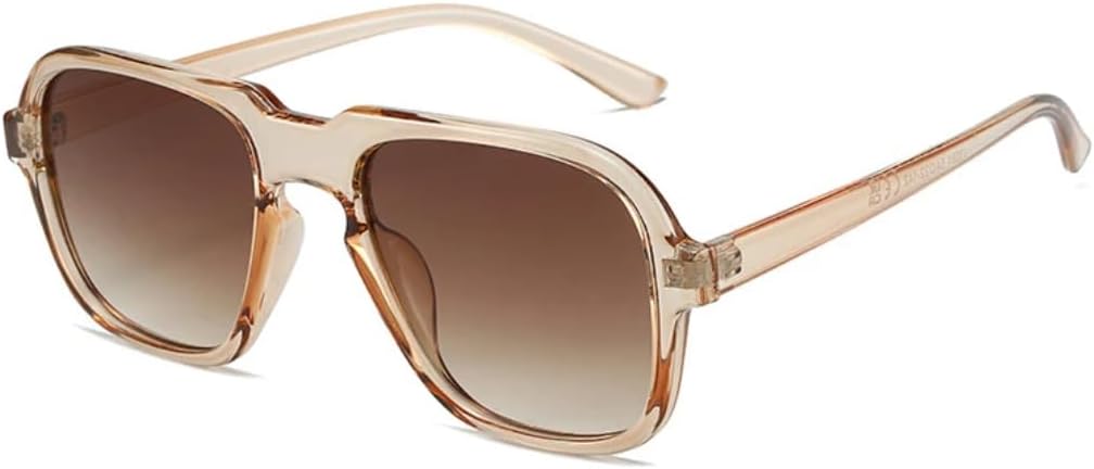 Женские солнцезащитные очки в стиле ретро с прозрачными градиентными линзами цвета океана, защита от УФ-излучения UV400. Мужские модные очки с леопардовым принтом, цвет шампанского UUPTTPL, Champagne Tea
Женские солнцезащитные очки в стиле ретро с прозрачными градиентными линзами цвета океана, защита от УФ-излучения UV400. Мужские модные очки с леопардовым принтом, цвет шампанского UUPTTPL, Champagne Tea