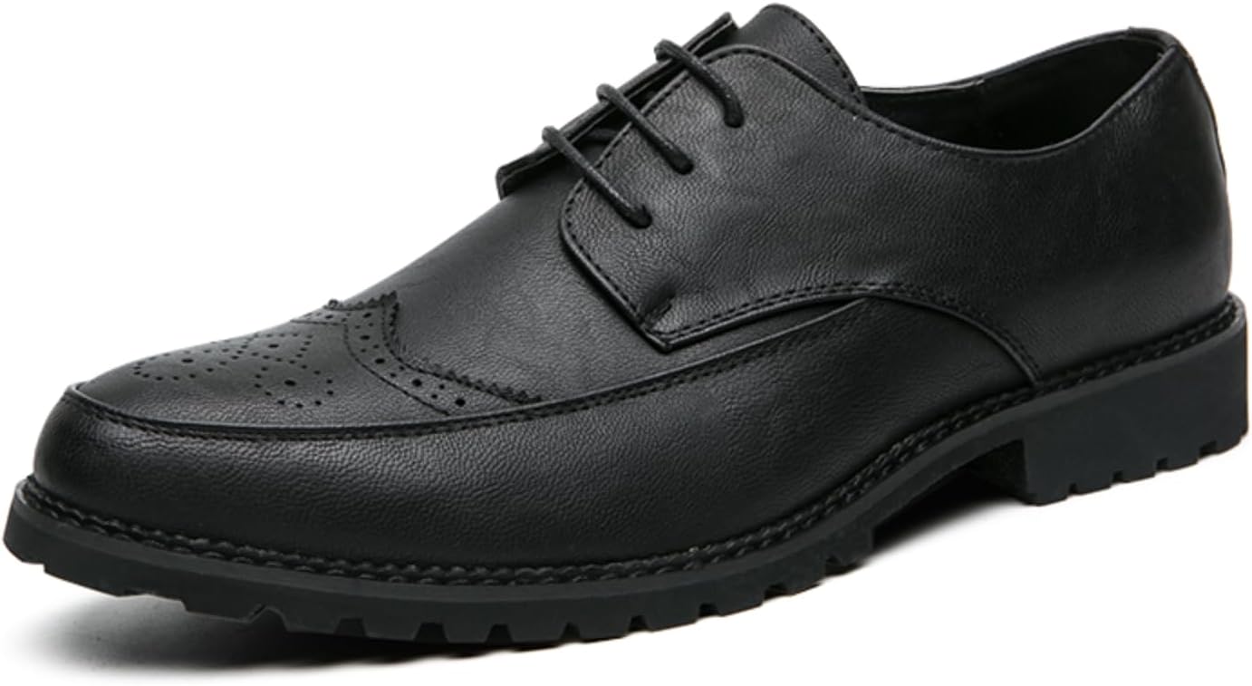 Мужские классические туфли на шнуровке, стильные оксфорды с текстурированной и глянцевой отделкой, универсальная обувь для деловых встреч и особых случаев Khwfjas, черный
Мужские классические туфли на шнуровке, стильные оксфорды с текстурированной и глянцевой отделкой, универсальная обувь для деловых встреч и особых случаев Khwfjas, черный