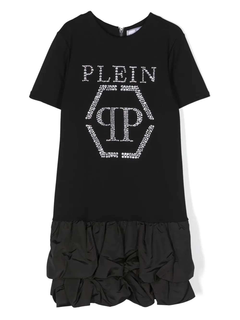 Платье с короткими рукавами и стразами Philipp Plein Junior, черный
Платье с короткими рукавами и стразами Philipp Plein Junior, черный