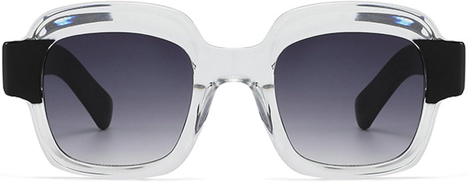 Ретро-солнцезащитные очки квадратной формы для женщин и мужчин, винтажные, модные, для активного отдыха и путешествий, с защитой от УФ-излучения UV400 mincl, Clear Gray
Ретро-солнцезащитные очки квадратной формы для женщин и мужчин, винтажные, модные, для активного отдыха и путешествий, с защитой от УФ-излучения UV400 mincl, Clear Gray