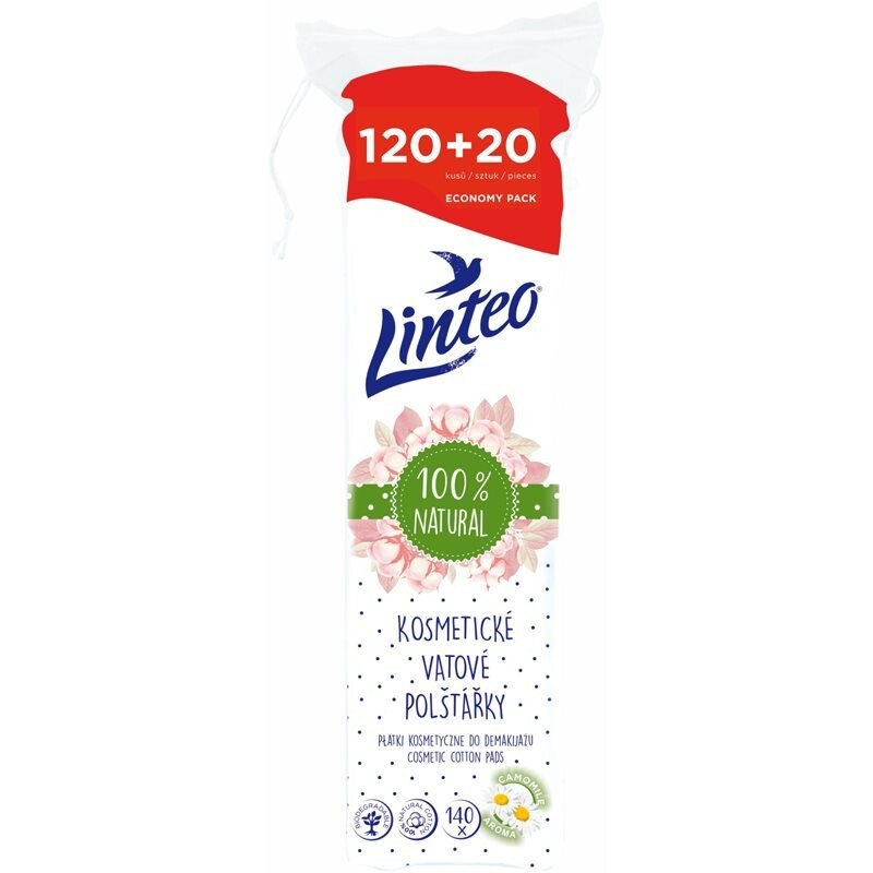 Linteo Natural Cotton Pads Ватные диски 140 мл Inna Marka
Linteo Natural Cotton Pads Ватные диски 140 мл Inna Marka