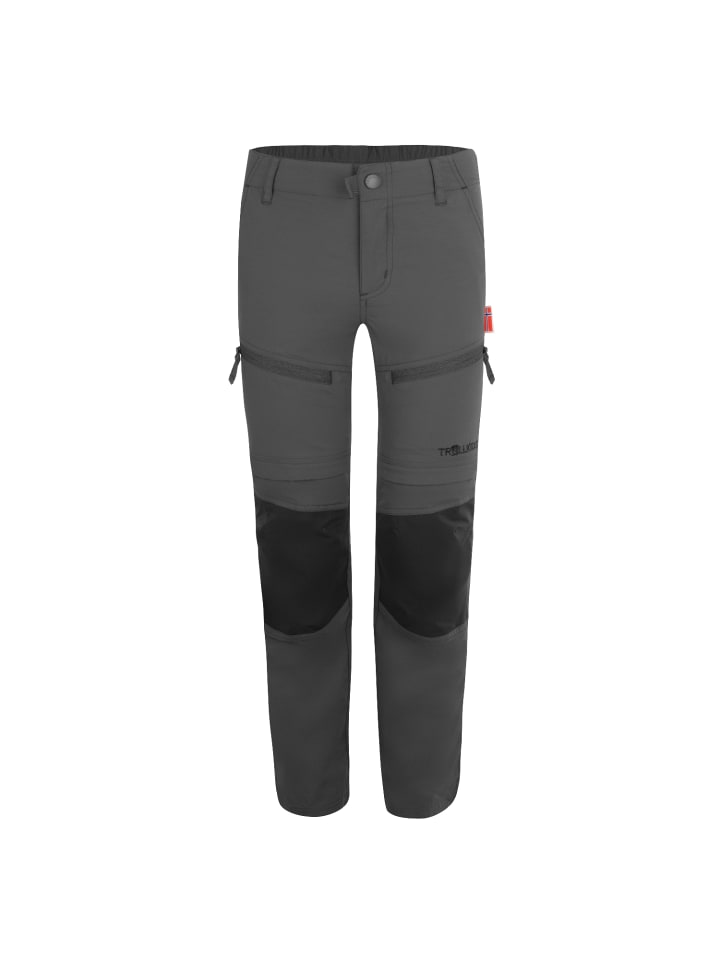 Trollkids Трекинговые брюки Nordfjord с отстегивающимися штанинами, темно-серые
Trollkids Трекинговые брюки Nordfjord с отстегивающимися штанинами, темно-серые