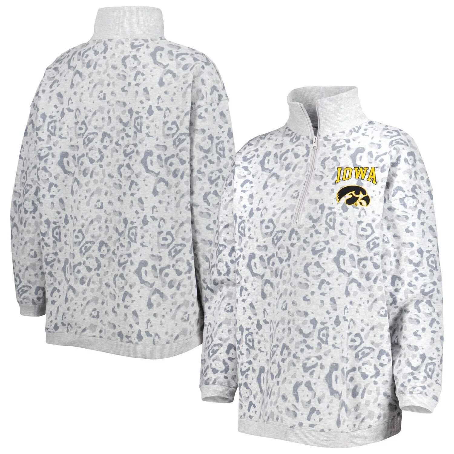 Женский свитшот Gameday Couture Heather Grey Iowa Hawkeyes с леопардовым принтом и молнией четверть четверти, Коричневый, Женский свитшот Gameday Couture Heather Grey Iowa Hawkeyes с леопардовым принтом и молнией четверть четверти
Женский свитшот Gameday Couture Heather Grey Iowa Hawkeyes с леопардовым принтом и молнией четверть четверти, Коричневый, Женский свитшот Gameday Couture Heather Grey Iowa Hawkeyes с леопардовым принтом и молнией четверть четверти