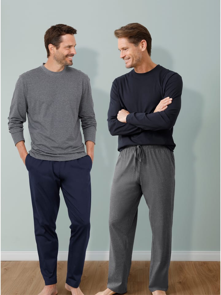 Пижамная рубашка цвета темно-синий + антрацитовый меланж WITT WEIDEN
Пижамная рубашка цвета темно-синий + антрацитовый меланж WITT WEIDEN