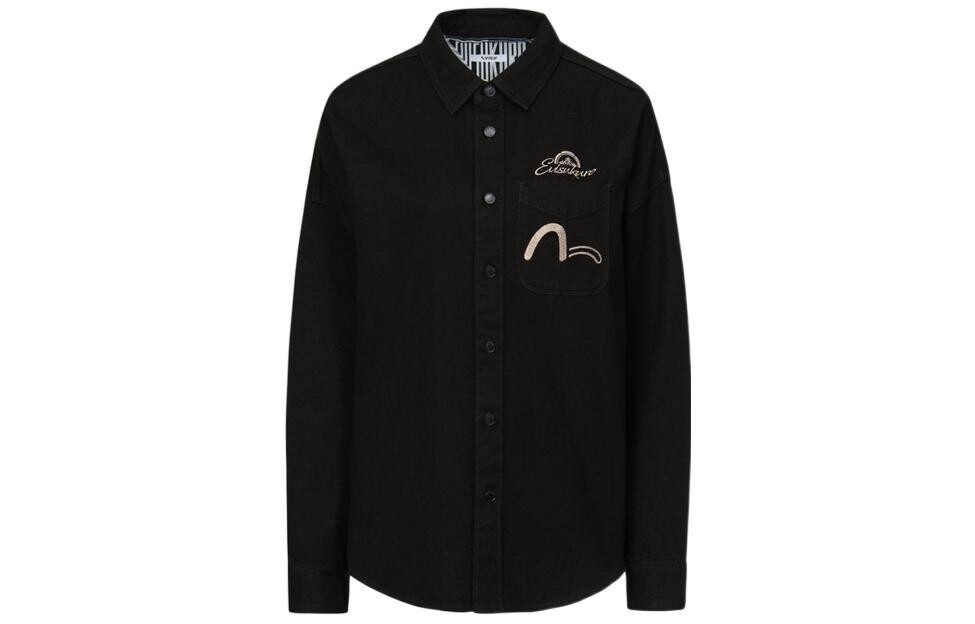 Рубашка женская черная Evisu
Рубашка женская черная Evisu