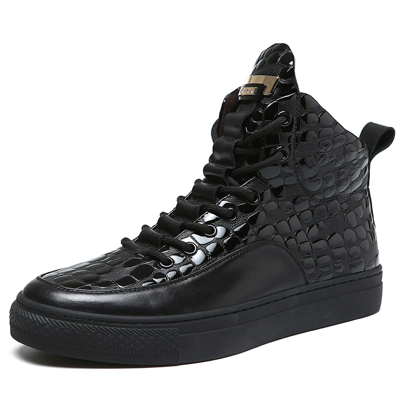 Devanro Высокие мужские кроссовки, черные
Devanro Высокие мужские кроссовки, черные