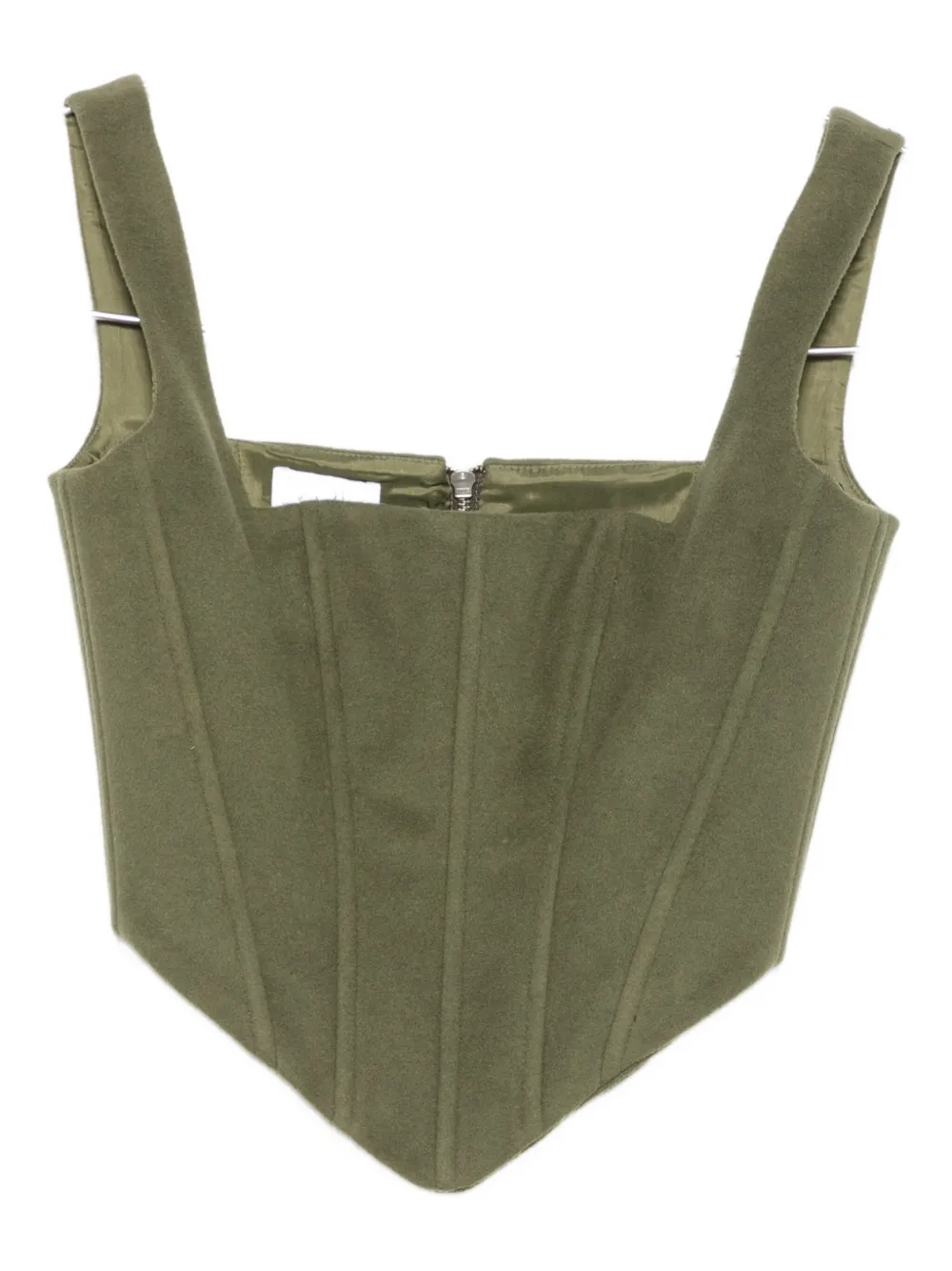 Кашемировый корсет Vestiaire d'un Oiseau Libre, зеленый
Кашемировый корсет Vestiaire d'un Oiseau Libre, зеленый