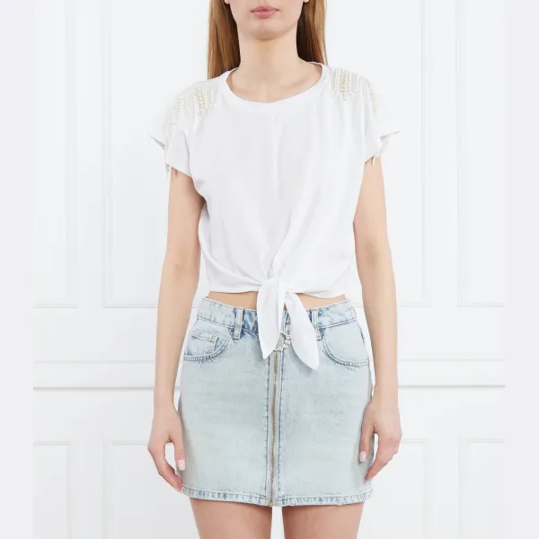 Укороченная футболка Liu Jo, белый
Укороченная футболка Liu Jo, белый