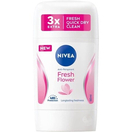 Женский стик "Свежий цветок" 50 мл, Nivea
Женский стик "Свежий цветок" 50 мл, Nivea