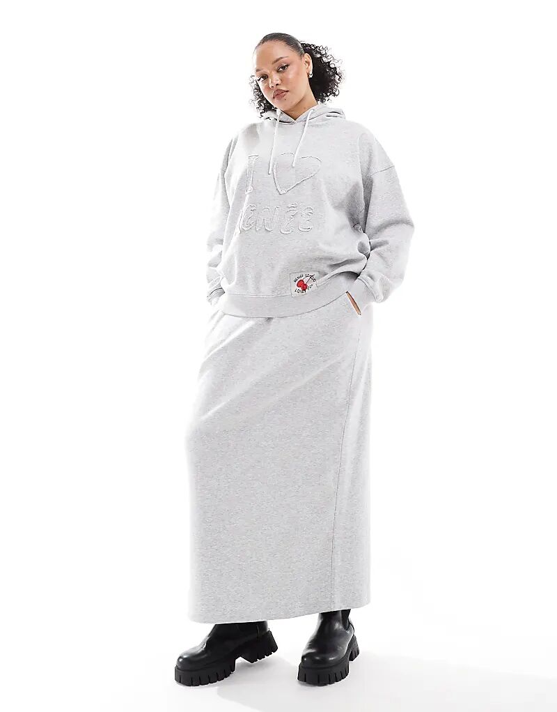 Эксклюзивная длинная юбка-шорты с завязками на талии от Renee Studio Plus серого цвета — часть комплекта 
Эксклюзивная длинная юбка-шорты с завязками на талии от Renee Studio Plus серого цвета — часть комплекта