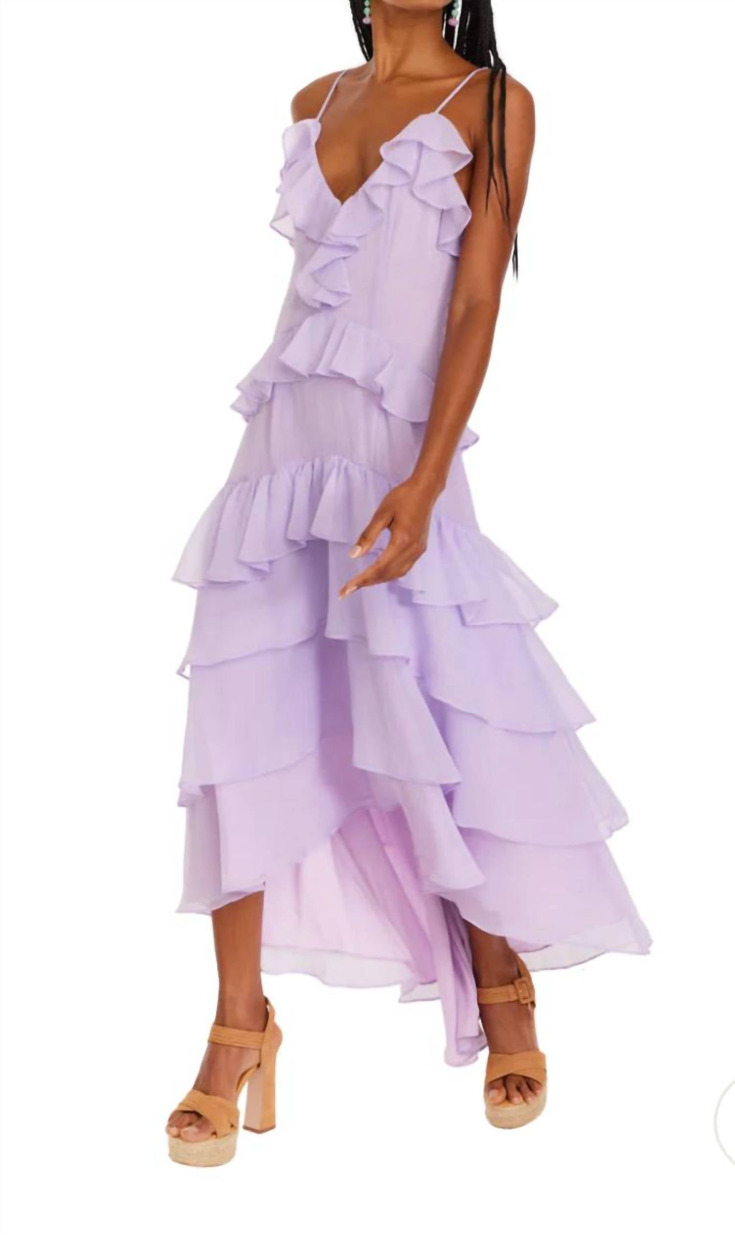 Платье макси Cassidy в сиреневом цвете ALLISON NEW YORK
Платье макси Cassidy в сиреневом цвете ALLISON NEW YORK