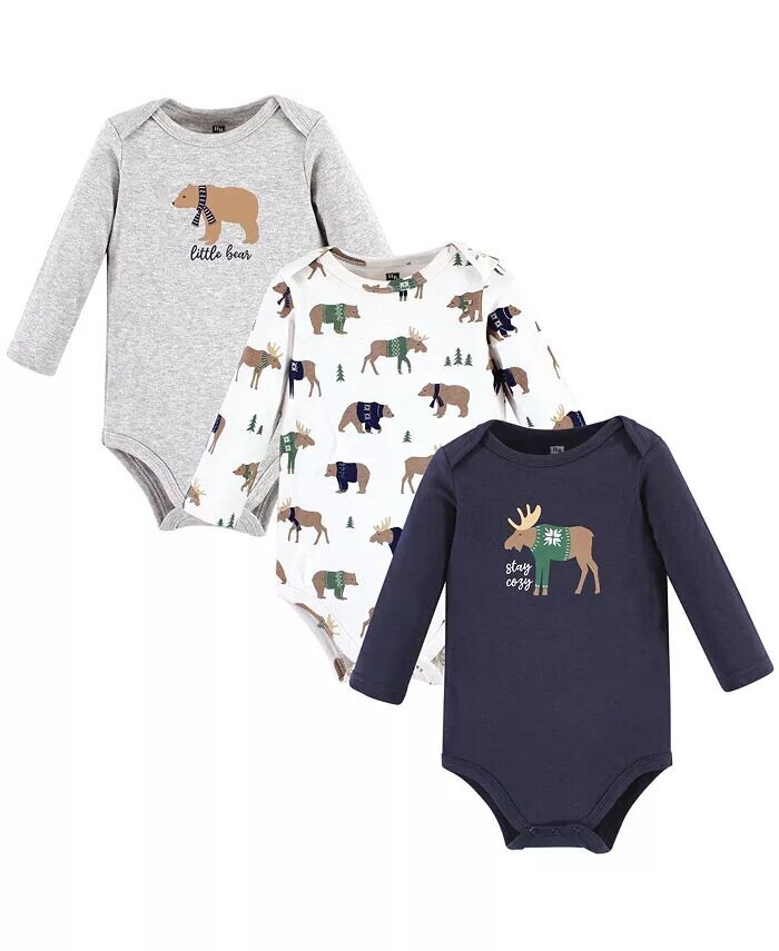 Хлопковые боди с длинными рукавами для маленьких мальчиков, свитер с медвежонком Hudson Baby, синий
Хлопковые боди с длинными рукавами для маленьких мальчиков, свитер с медвежонком Hudson Baby, синий