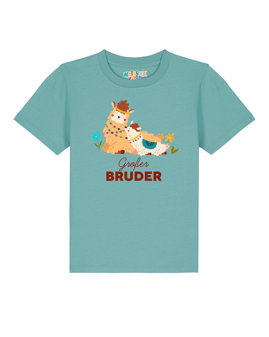 Рубашка watabout.kids Lama Großer Bruder, синий/бирюзовый
Рубашка watabout.kids Lama Großer Bruder, синий/бирюзовый