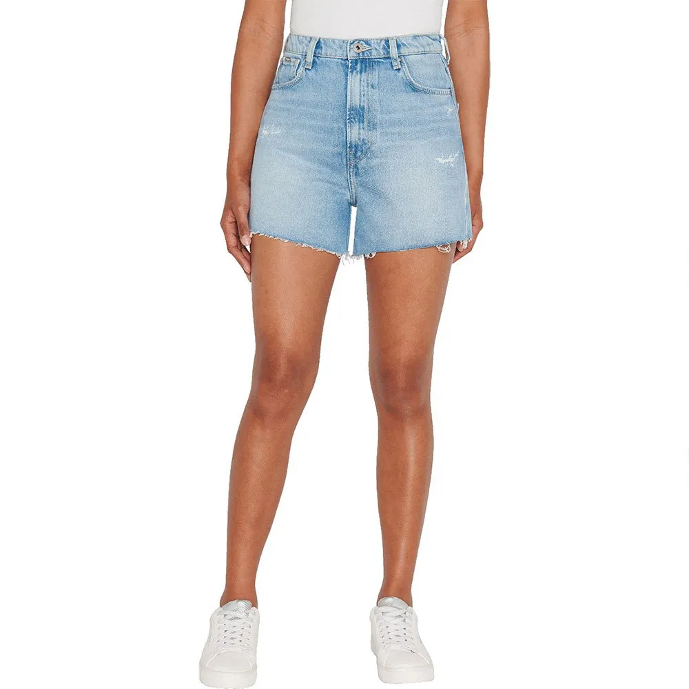 Джинсовые шорты Pepe Jeans А-силуэта, синий
Джинсовые шорты Pepe Jeans А-силуэта, синий