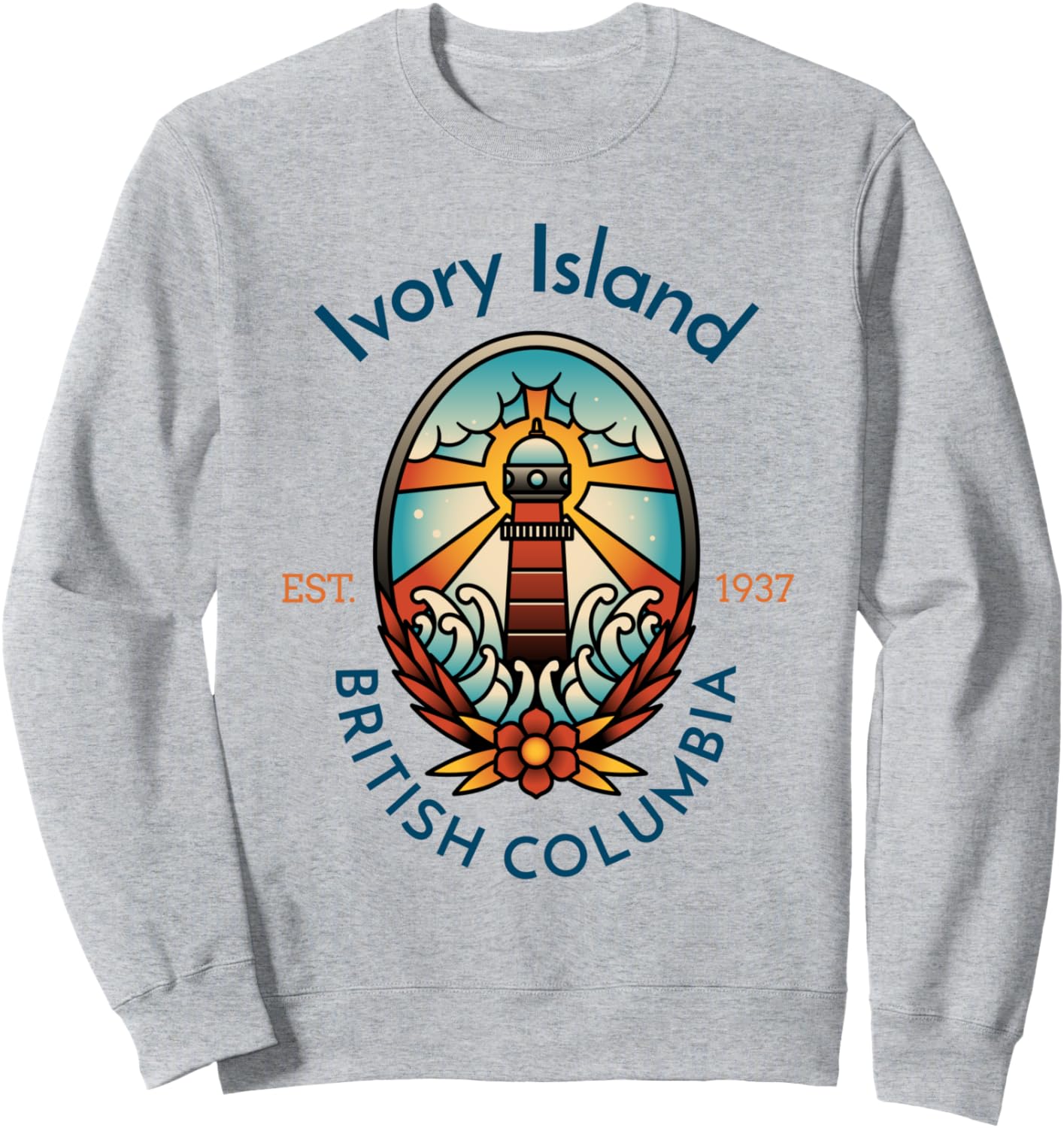 Толстовка с изображением маяка острова Айвори, Британская Колумбия And Minus, серый
Толстовка с изображением маяка острова Айвори, Британская Колумбия And Minus, серый